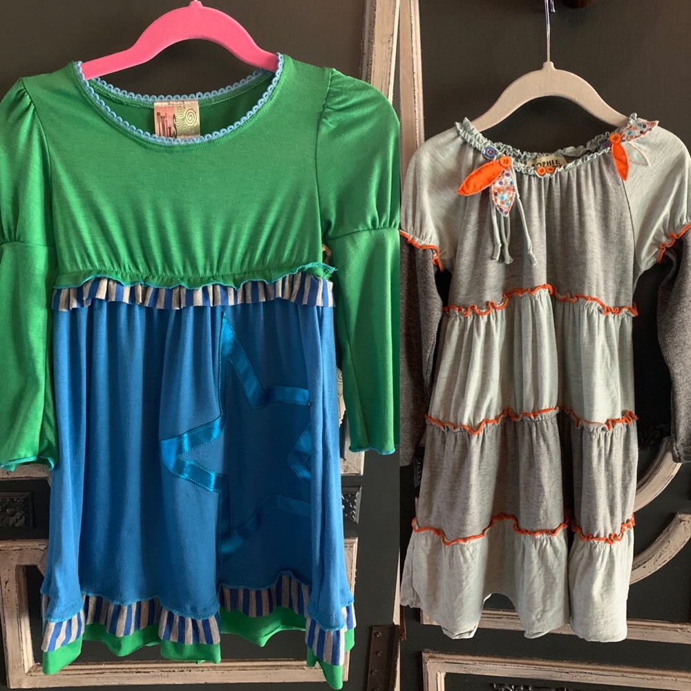 Set of fall dresses 4T
